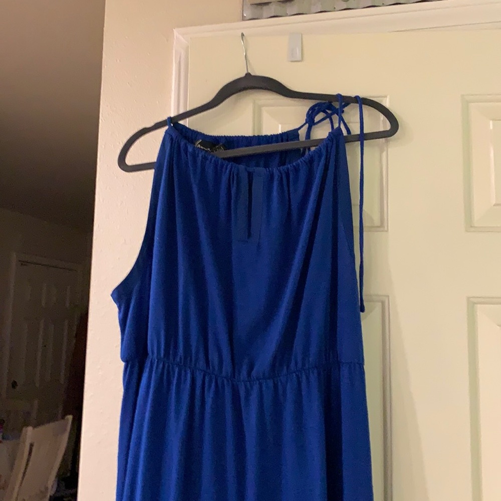 Lane Bryant blue dress